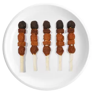 Sığır Derisi Şiş Kebap (Tavuk, Ördek, Sığır Eti, Balkabağı, Tatlı Patates)