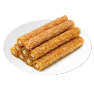 Fıstık Aromalı Çift Katlı Dolgulu Puf Çubuklar